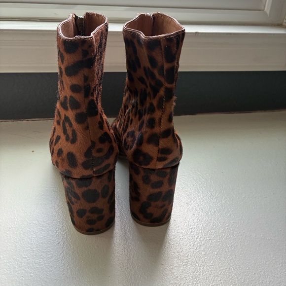 Madewell Leopard Print Ankle Boots - Picture 7 of 9